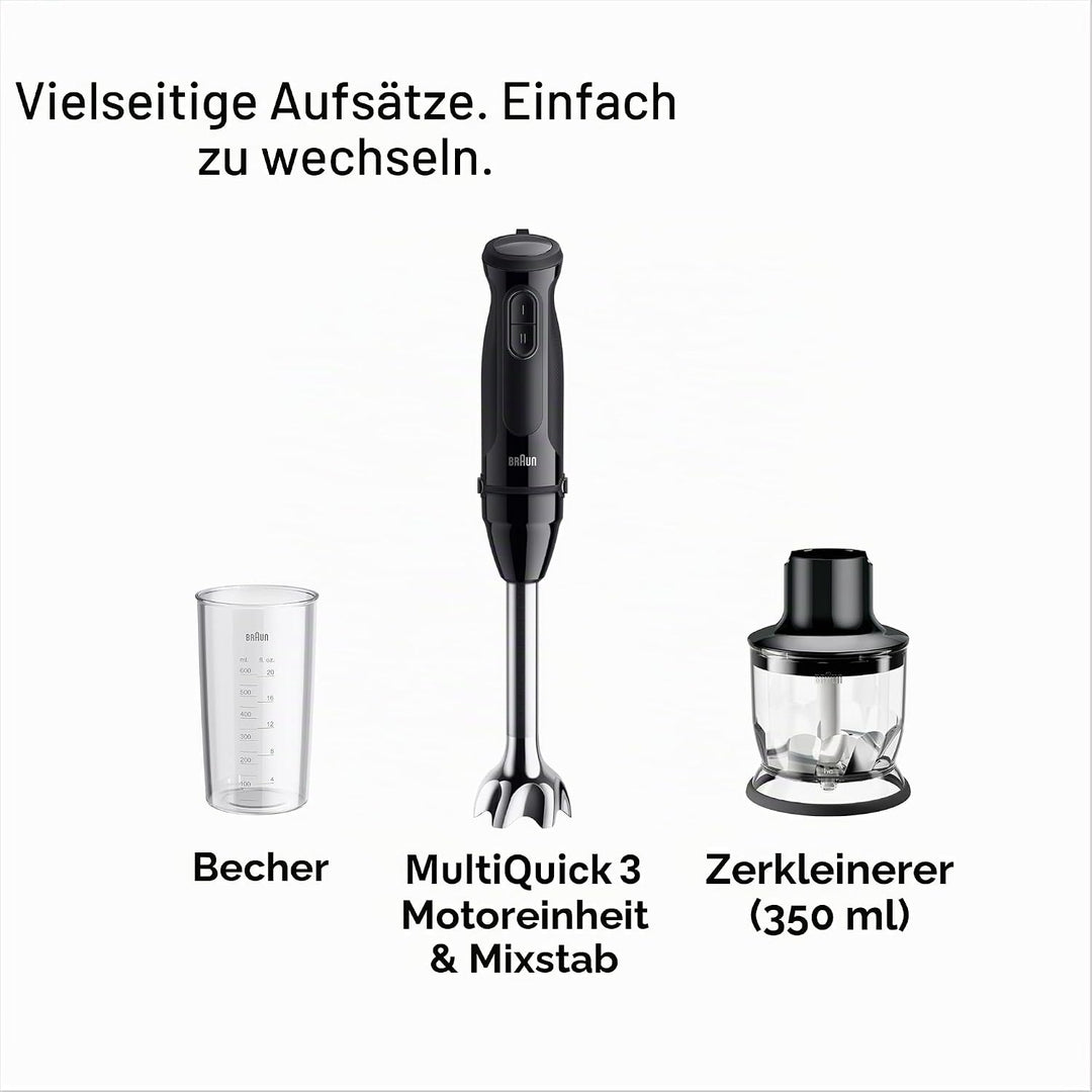 Braun MQ30201MBK Stabmixer Serie 3