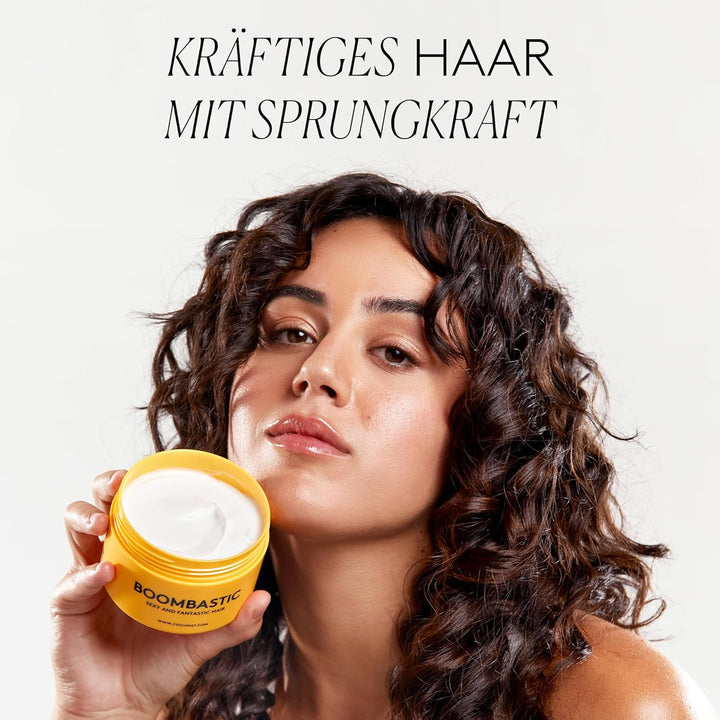 COCUNAT | Pflegeset für trockenes Haar | RICH Kräftigendes Shampoo + BOOMBASTIC Ultra-Nährende Haarm