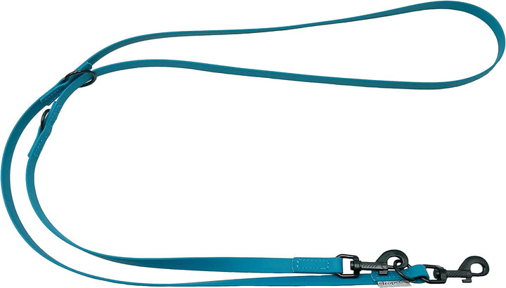 Biothane Hundeleine schwarzer Haken verstellbar für kleine Hunde/grosse Hunde 2m / 2,40m / 2,80m / 3