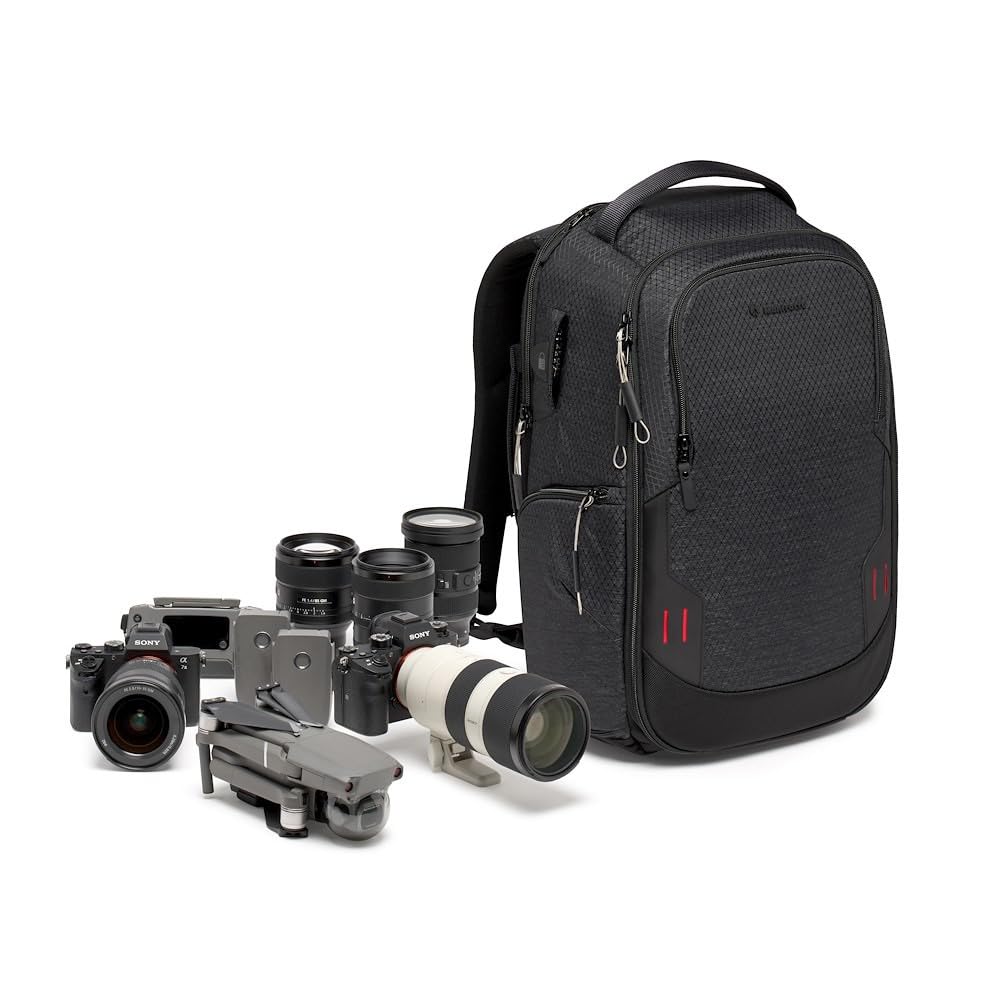 Manfrotto PRO Light Frontloader M, Professioneller Kamerarucksack, Seitlicher und Vorderer Zugriff,