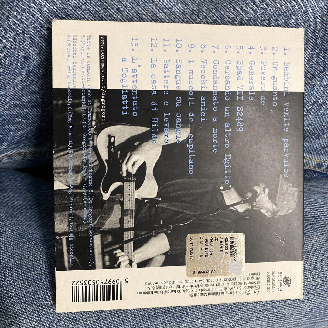 Fuoco Amico (Live 2001), Audio-CD