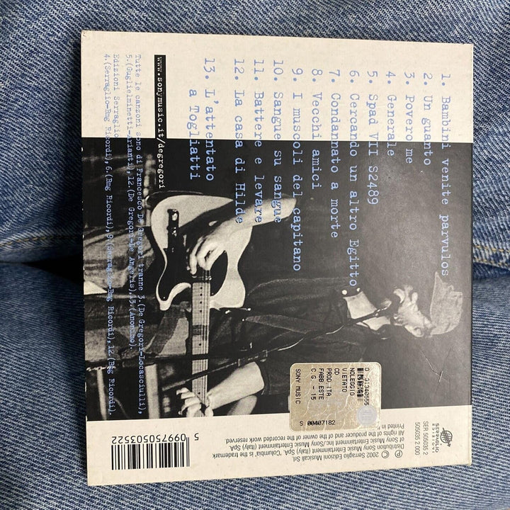 Fuoco Amico (Live 2001), Audio-CD