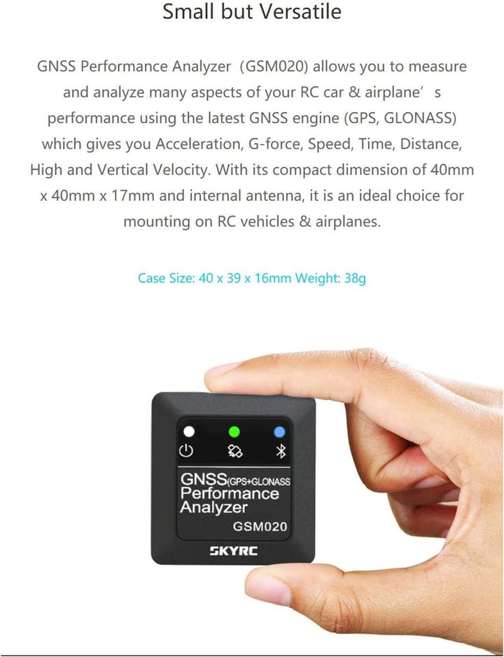 SKYRC GPS Geschwindigkeits Messgerät für Mobile App