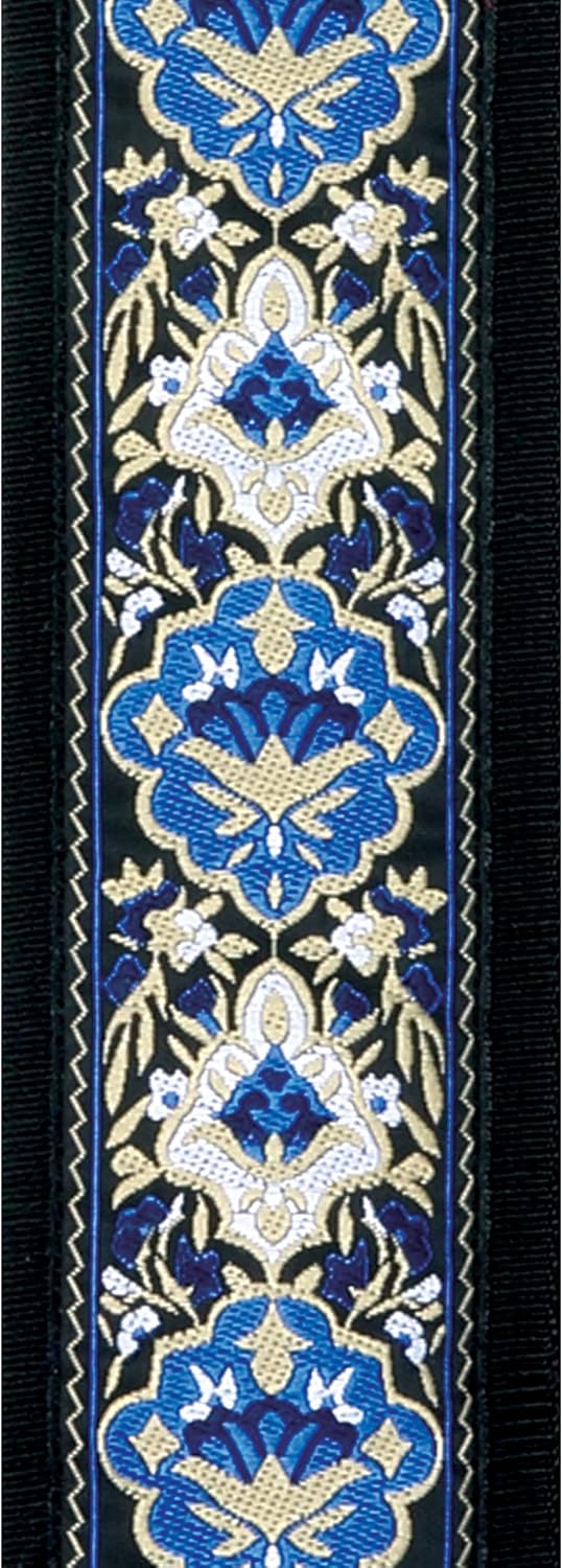 Planet Waves 50J00 Gewebegurt Nylongewebe Jacquard Collection Tubular Jaquard - Blue Lederenden Läng