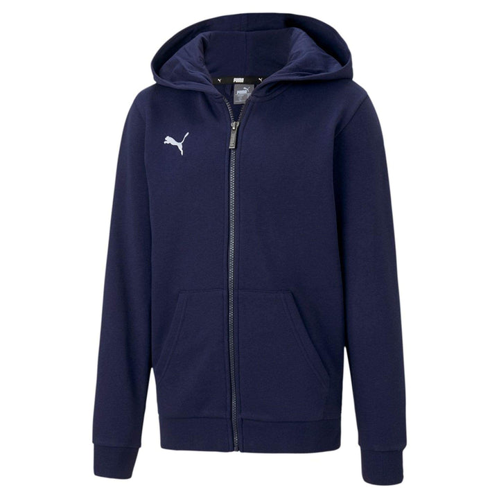 PUMA Jungen, teamGOAL 23 Casuals Hooded Jac Trainingsjacke, Peacoat