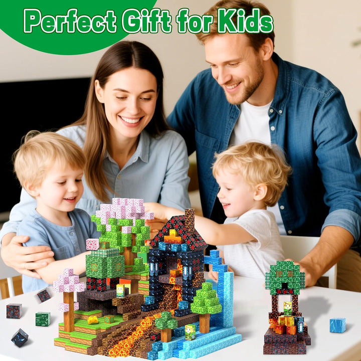 Magnetische Bausteine, 150 Stück Magnetisches Spielzeug Blöcke, Magnetische Bausteine Bauspielzeug,