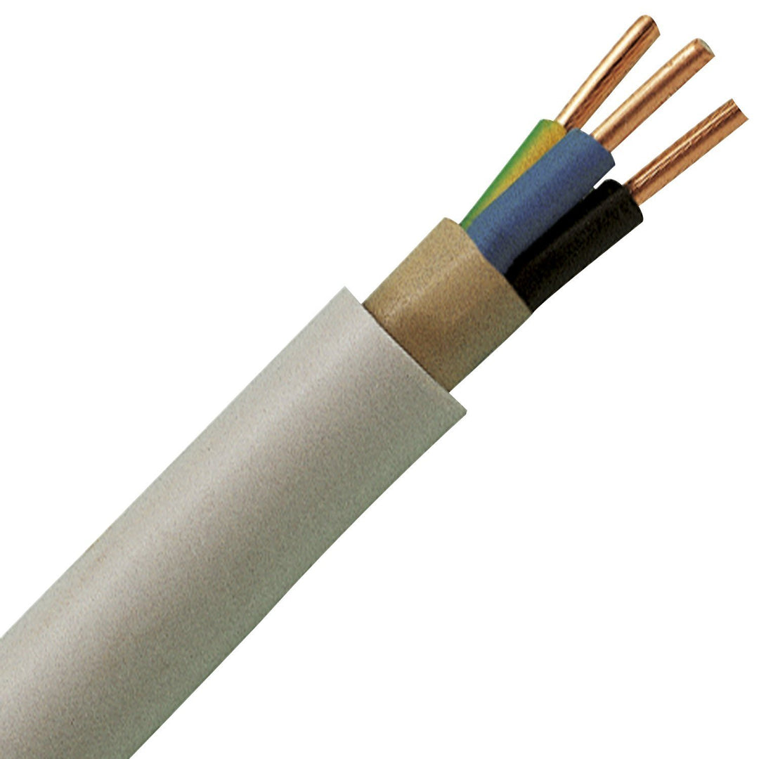 Waskönig & Walter Helukabel 39057 Installationsleitung NYM-J 3G 2.50mm² Grau 50m