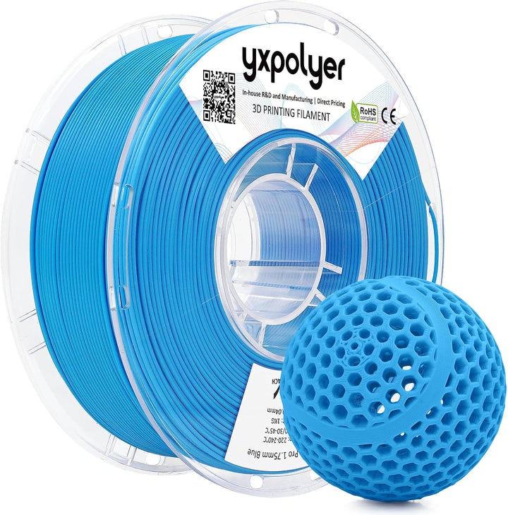 YXPOLYER Flexibles PLA Pro 3D-Drucker-Filament für Airless Basketball luftlose Basketbälle, leichtes