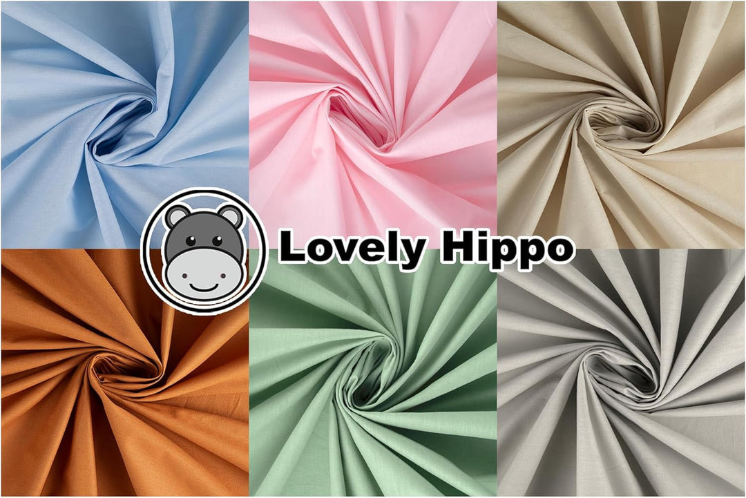 Lovely Hippo Spannbettlaken, 80 x 160 cm + 1 Matratzenschoner 80 x 160 cm, wasserdicht, kompatibel m
