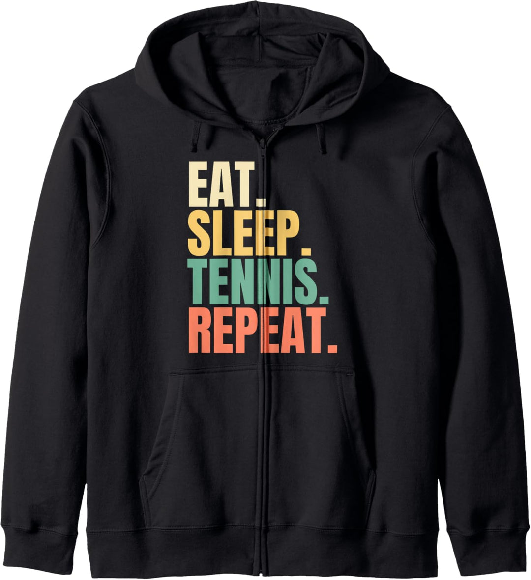 Eat Sleep Tennis Repeat Kapuzenjacke