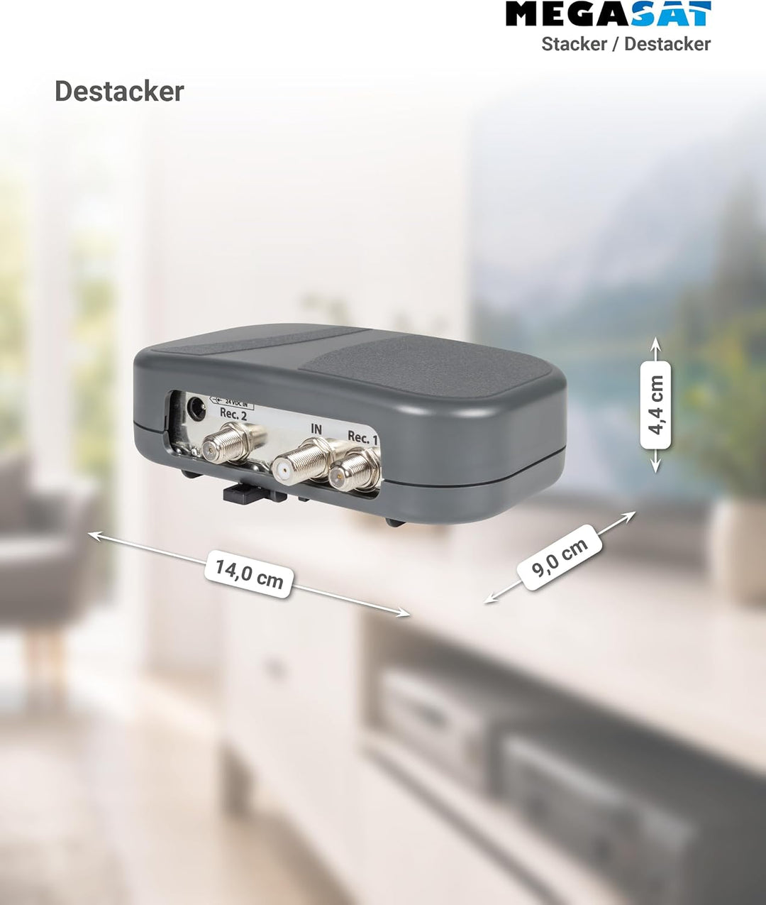 MEGASAT Stacker - Destacker Einkabel Konverter STACKERDESTACKER