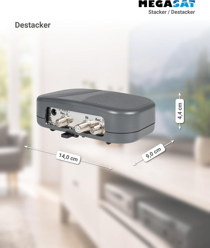 MEGASAT Stacker - Destacker Einkabel Konverter STACKERDESTACKER