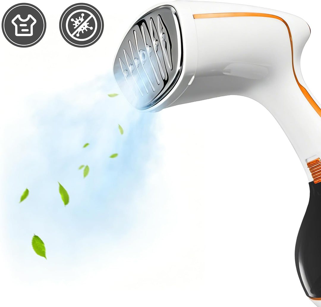 Tragbarer Dampfglätter, 1650 W, 360 ml Wassertank, Konstante Dampfleistung 25-28 g/min, Kompakt und