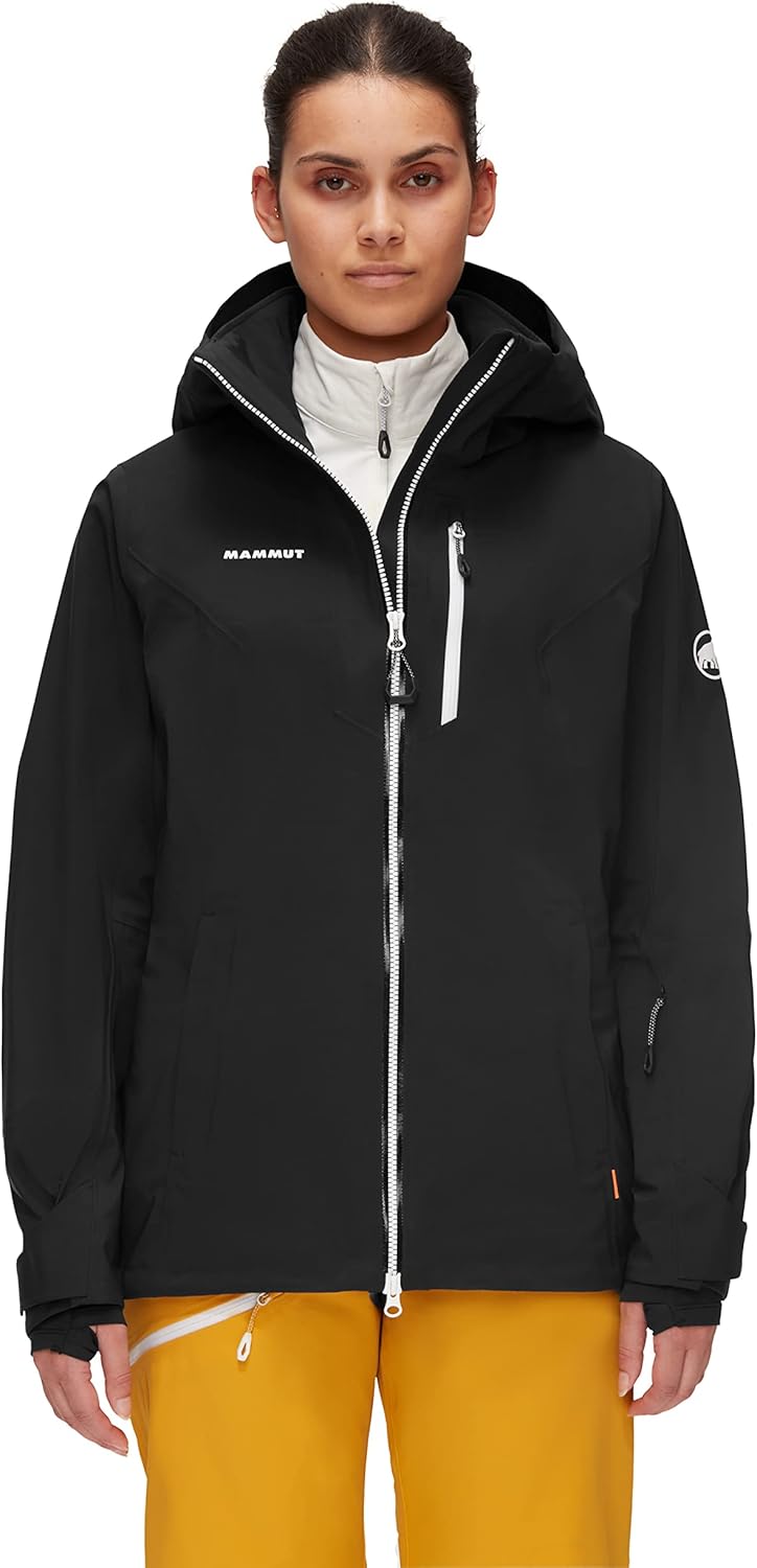 Mammut Damen Stoney Hardshelljacke mit Kapuze XS black/white, XS black/white
