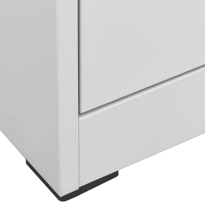vidaXL Aktenschrank Büroschrank Metallschrank Schrank Stahlschrank Schubladenschrank Bürocontainer L