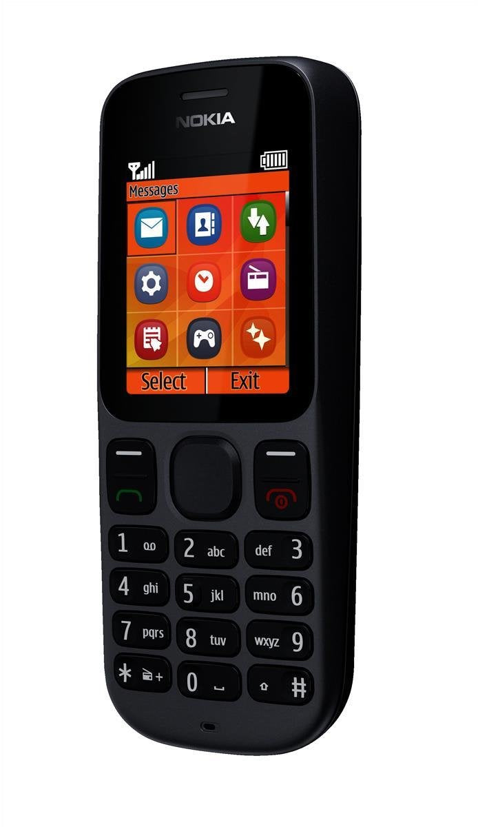 Nokia 100 , all carriers, 8 gb, Handy (4,6 cm (1,8 Zoll) Display, Radio) phantom schwarz, Schwarz