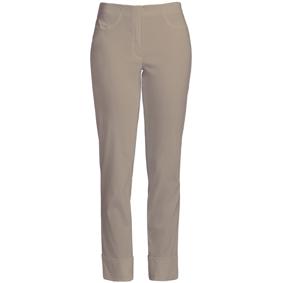 Robell Style BELLA09-7/8 Stoffhose Damen high Waist - Damenhose Power Stretch - Bengaline Stoff Hose