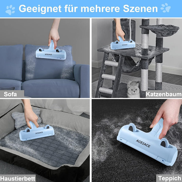 Tierhaarentferner, Fusselrolle, Fusselbürste für Tierhaar, Fusselroller für Hundehaare und Katzenhaa