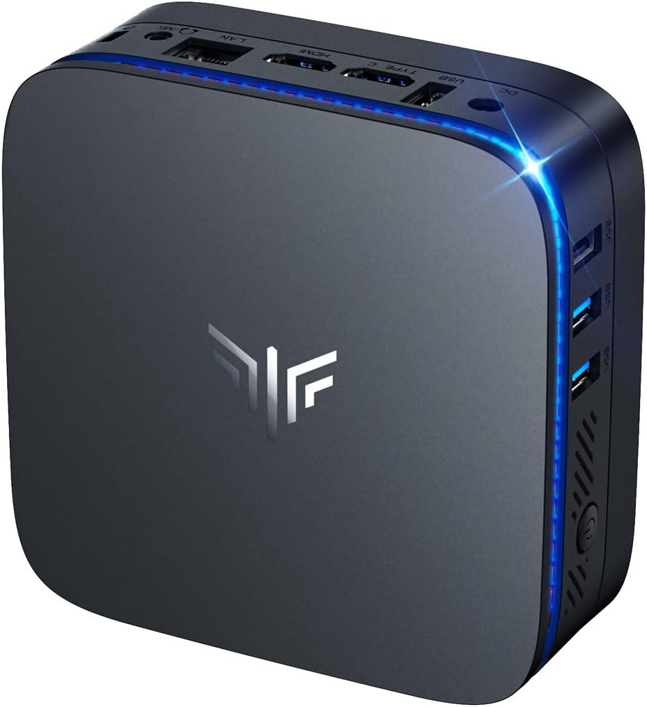 Mini PC Windows 10 Pro,NiPoGi 8GB RAM 128GB Rom Mini Desktop PC Ιntel Celeron J3455, Mini Computer U