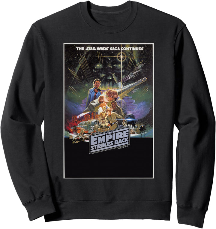 Star Wars The Empire Strikes Back Retro Movie Poster Sweatshirt