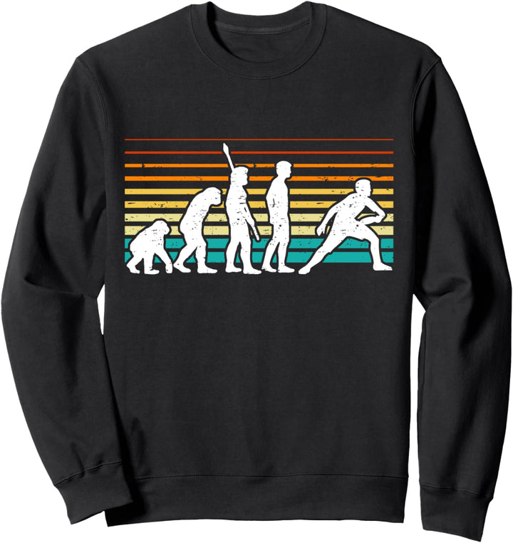Retro Frisbee Golf Design I Evolution Vintage Sweatshirt