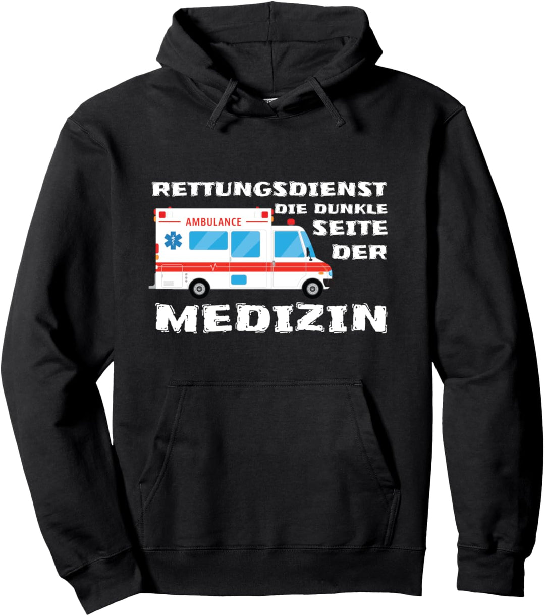 Notarzt I Rettungsdienst. Geschenk-Ideen. Motiv Notarztwagen Pullover Hoodie