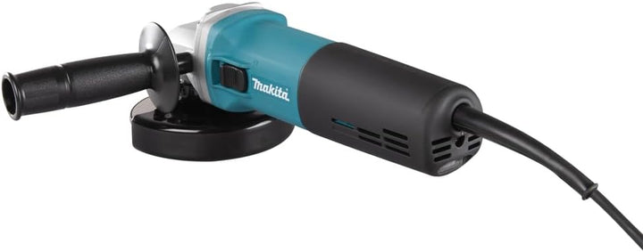 Makita 9565CR Winkelschleifer 125 mm, 1.400 W, Schwarz, Cyan, Silber mit Konstantelektronik, mit Kon