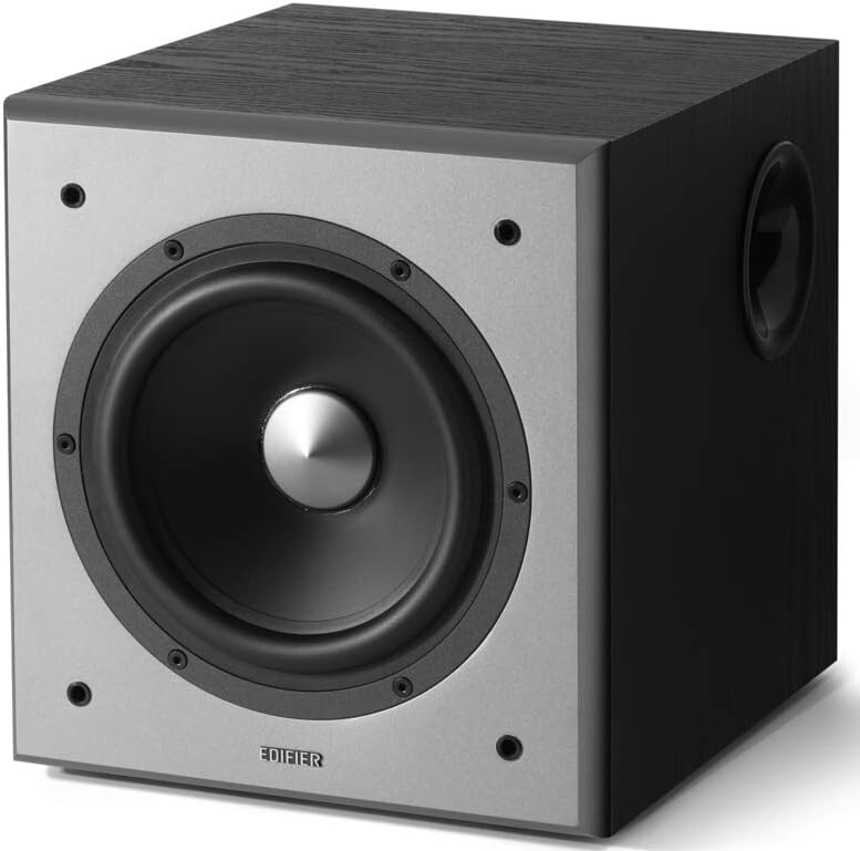 EDIFIER T5 Aktiv-Subwoofer mit Low-Pass Filter und 20,3cm (8") Basstreiber (70 Watt)