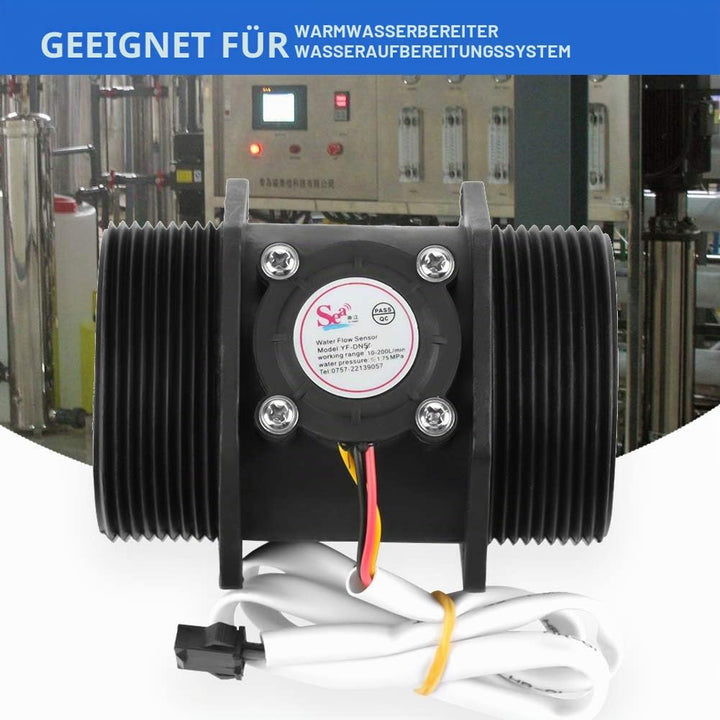 Dn50 G2 "Wasserdurchfluss Hall Sensor Schalter Messgerät Flüssigkeitsmesser Zähler Turbine Durchflus