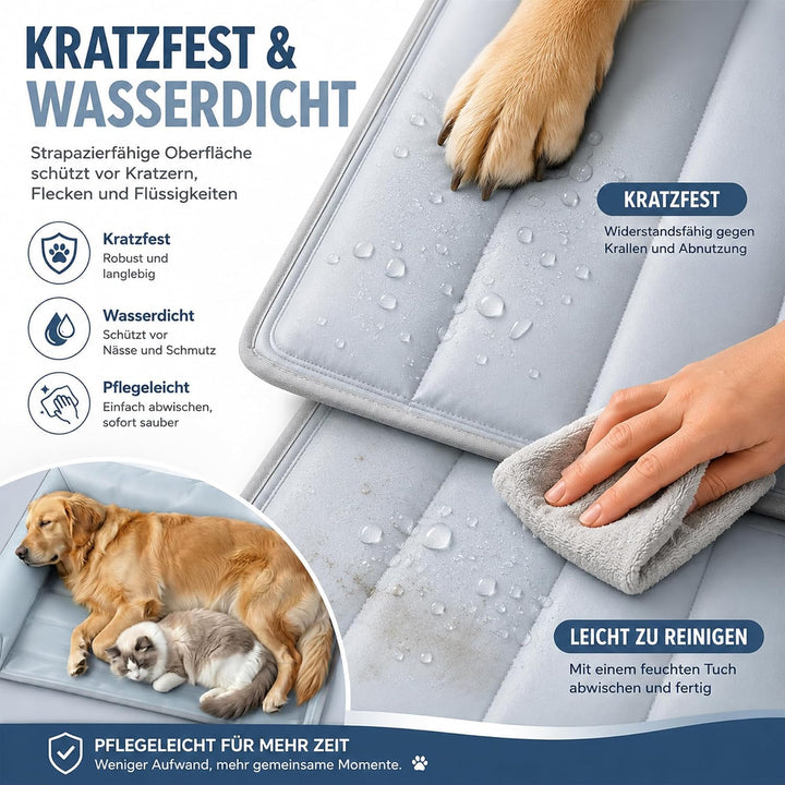 Kühlmatte Hund,70cmx53cm 2026 Neu Kühlmatte für Den Sommer,Selbstkühlende Hundematte,Waschbar kühlma