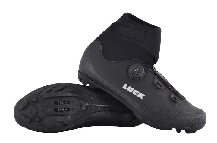LUCK Unisex Fenix Fahrradschuhe MTB für den Winter 39 EU Schwarz, 39 EU Schwarz