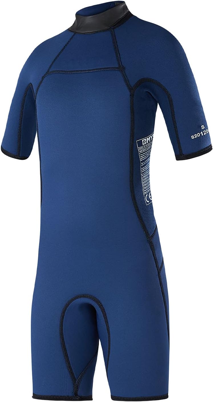 Mystic Watersports - Surf Kitesurf & Windsurfing Junior Star 3/2mm Back Zip Shorty Neoprenanzug - Na