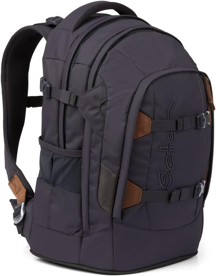 satch Pack Schulrucksack Set 3tlg. mit Sporttasche und Schlamperbox Nordic Grey Skandi Ed., Nordic G