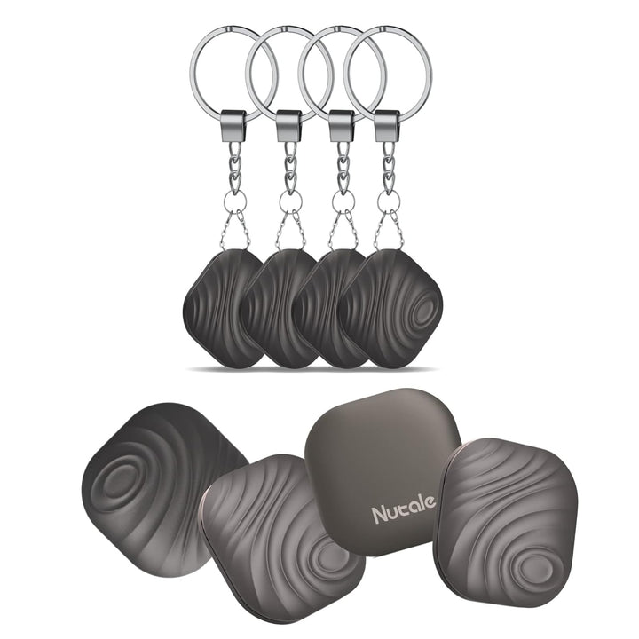 Nutale Air Schlüsselfinder Tag Kaffee - Only IOS - 4PCS Schlüssel Finden mit Bluetooth Finder Tracke