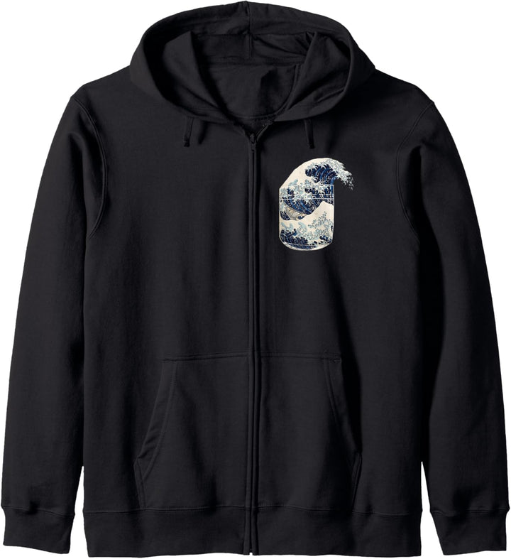 Kanagawa Japanese The great wave Kapuzenjacke