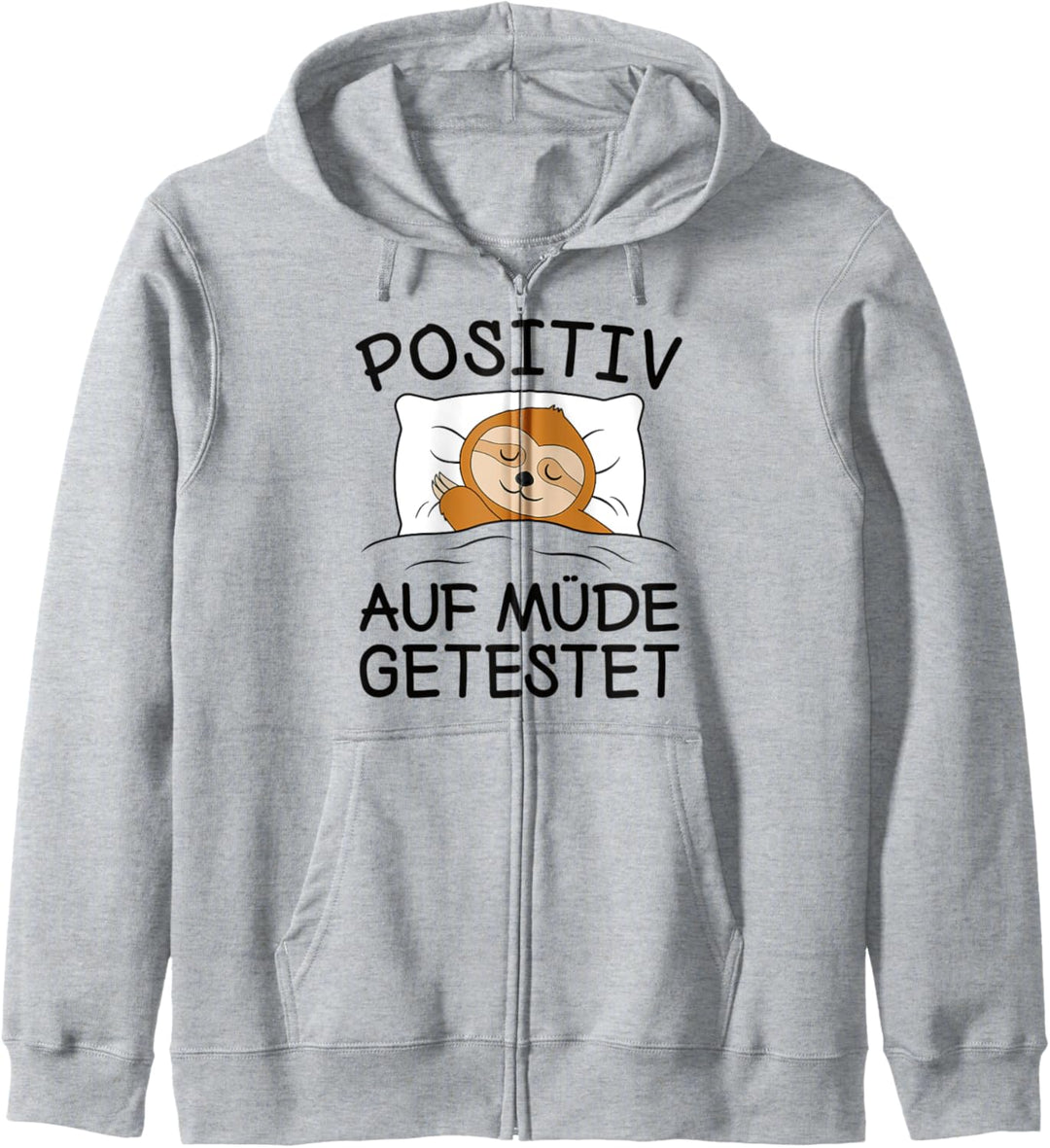 Schlafanzug Faultier Pyjama Positiv Auf Müde Getestet Schlaf Kapuzenjacke