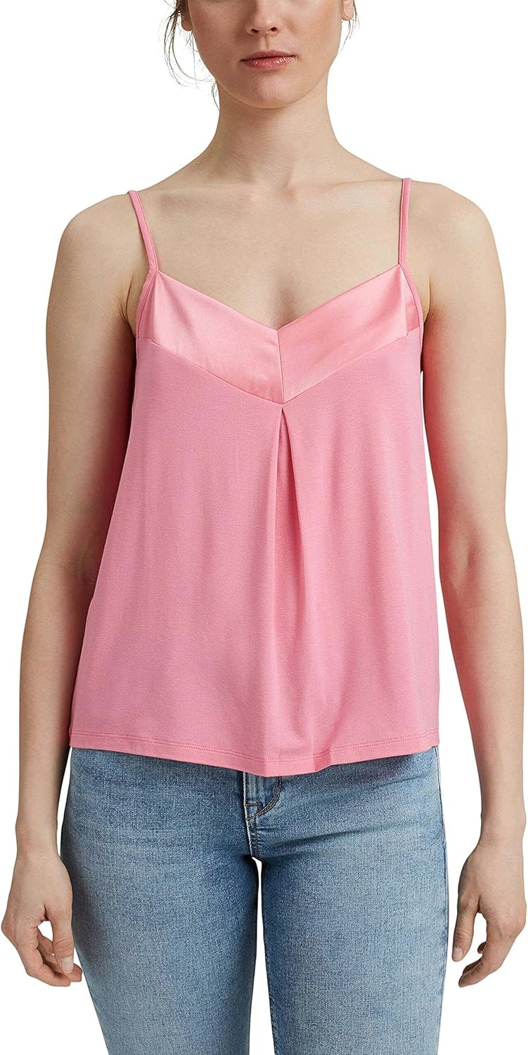 ESPRIT Damen T-Shirt M 670/Pink, M 670/Pink