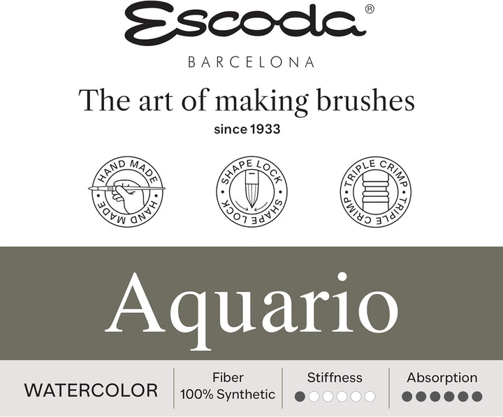 Escoda 8605 – 2 – Joseph zbukvic Pinsel, Set von 2