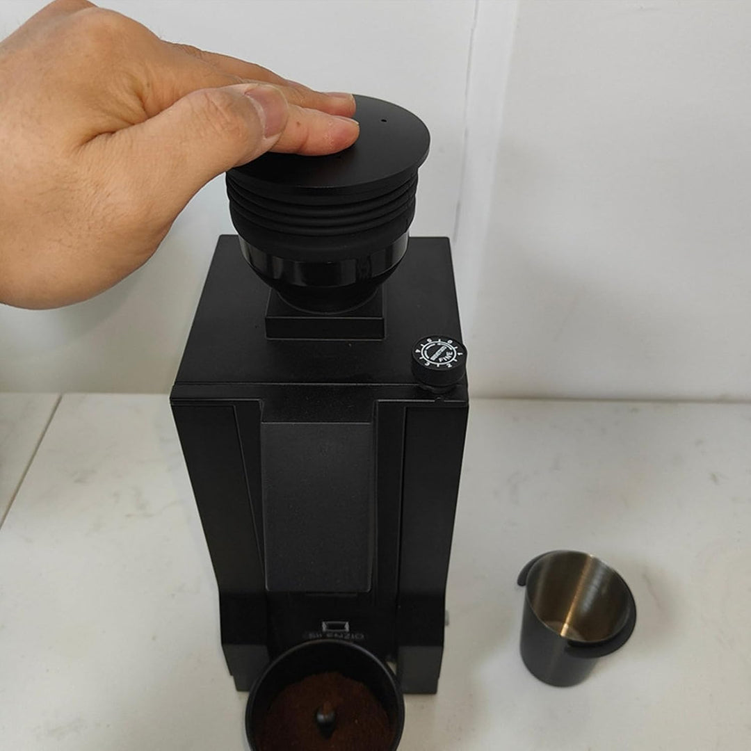 Qcwwy 2-in-1-Silikon-Kaffeemühle, Stilvolles Design, Effiziente Abfallbeseitigung, Einfache Wartung