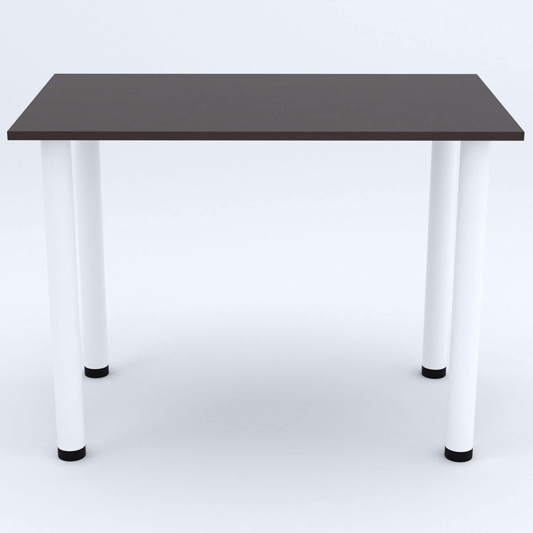 AKKE 70x40 | Esszimmertisch - Esstisch - Tisch mit weissen Beinen - Küchentisch - Bürotisch | WENGE