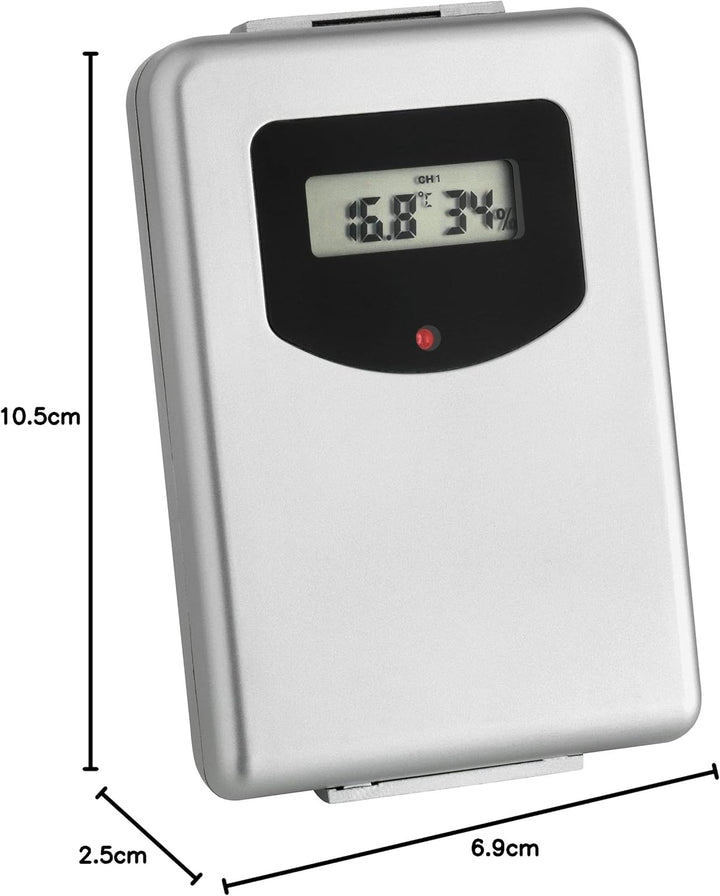 TFA Dostmann Thermo-Hygro-Sender, 30.3200, Zusatzsender für Funk-Wetterstation Gallery (35.1126), we
