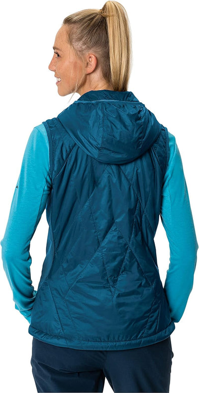 VAUDE Women's Freney Hybrid Vest IV - Isolationsweste Damen 38 dark sea uni, 38 dark sea uni