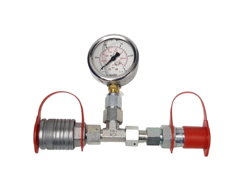 Manometer 250bar mit Stecker und Muffe