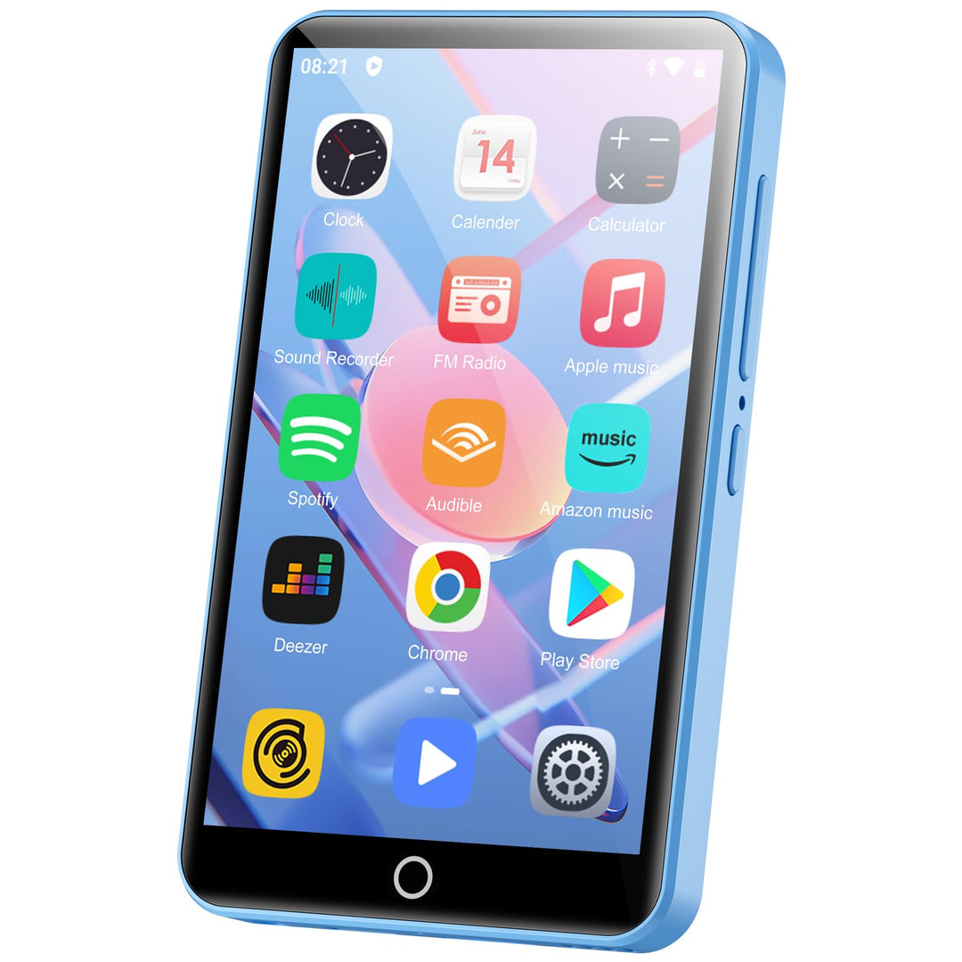 MP3 Player mit Bluetooth und WiFi, Oilsky 80GB 4 Zoll Android 9.0 Mp3, 1080P Touchscreen MP4 Player,
