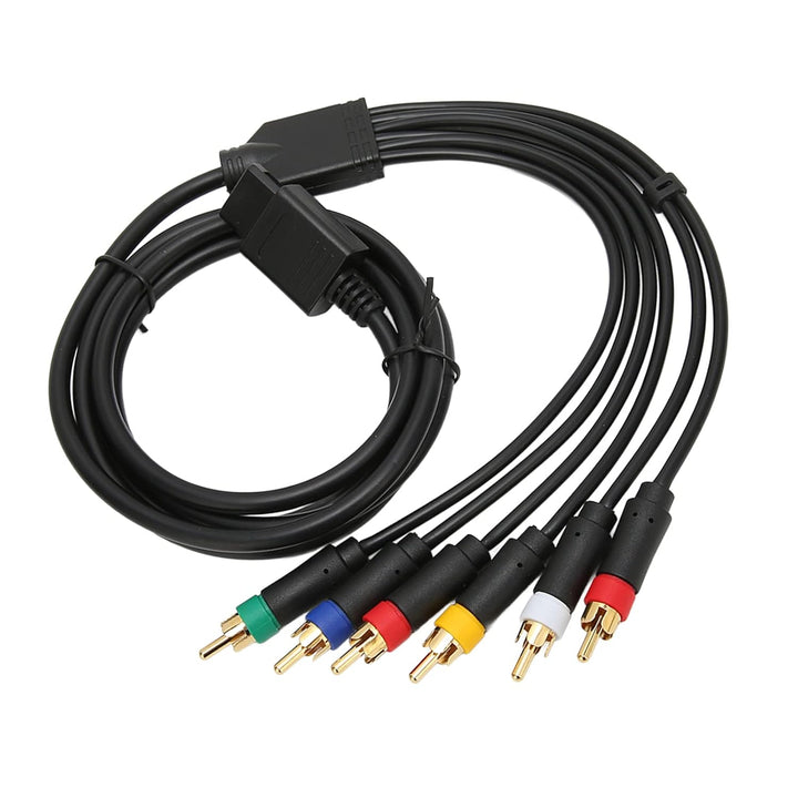 Hochwertiges RGB-RGBS-Komponenten-AV-Kabel für N64 SFC -Spielekonsolenzubehör mit 4 BNC-Anschlüssen