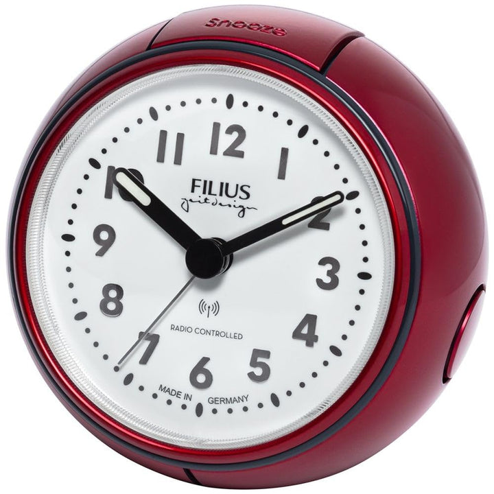 Filius 0544-1 Funkwecker Rot-Metallic