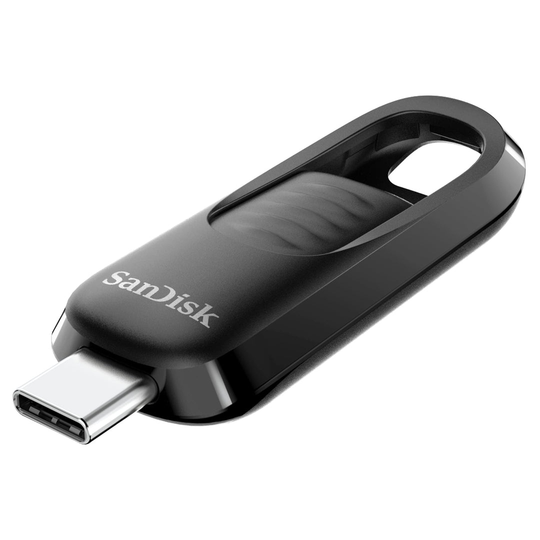 SANDISK Ultra Slider USB-Type-C-Laufwerk 1 TB (einziehbarer Anschluss, USB 3.2 Gen 1, bis zu 400 MB/