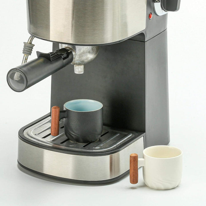ERBO 2er Set Espressotassen 70 ml, Premium Espresso Tassen mit Henkel, Mini Teetasse Kaffeetasse aus
