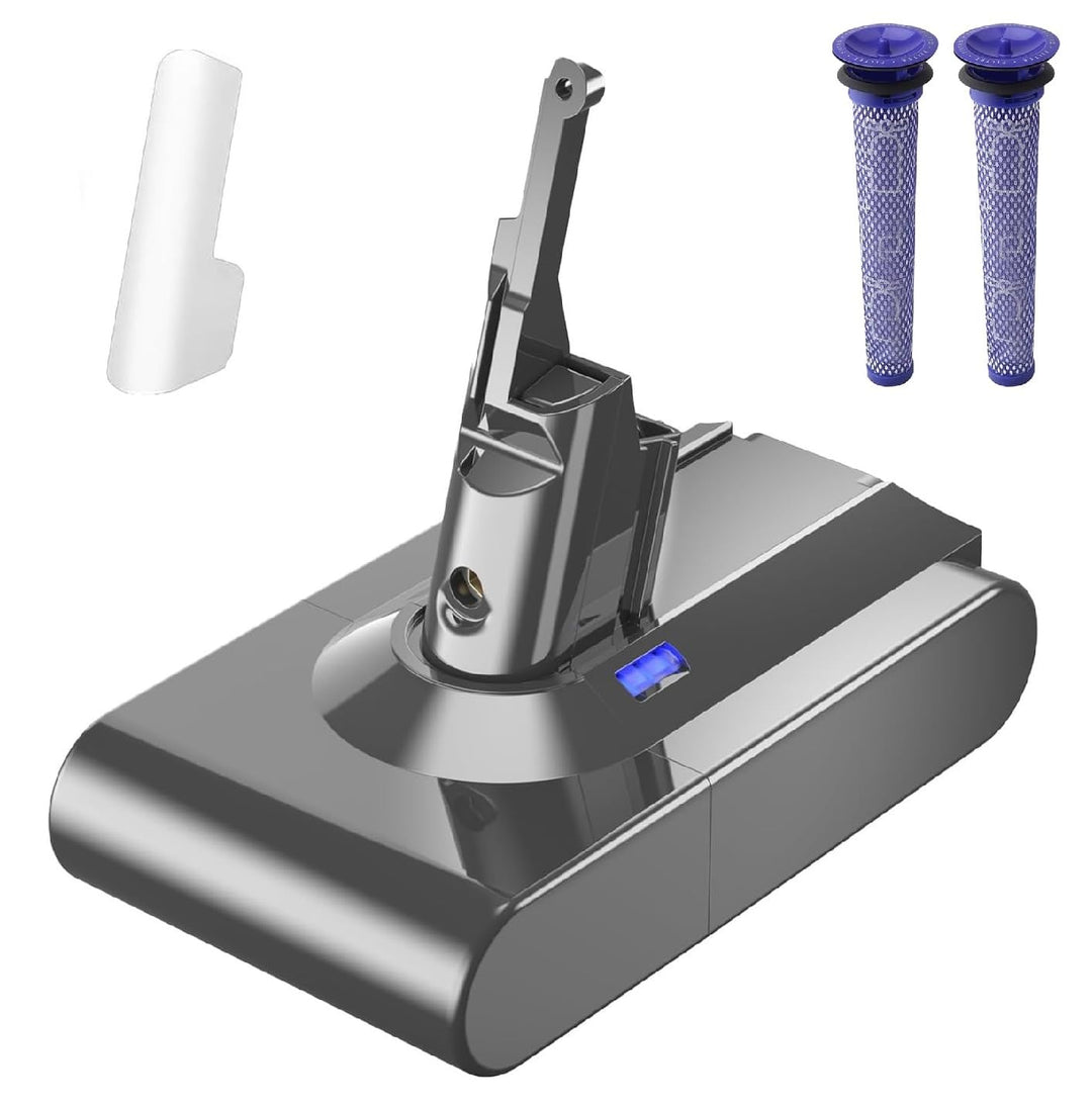 V8 Akku für Dyson, Powtree Ersatzakku für Dyson SV10 Kompatibel mit V8 Absolute Animal Fluffy Motörh