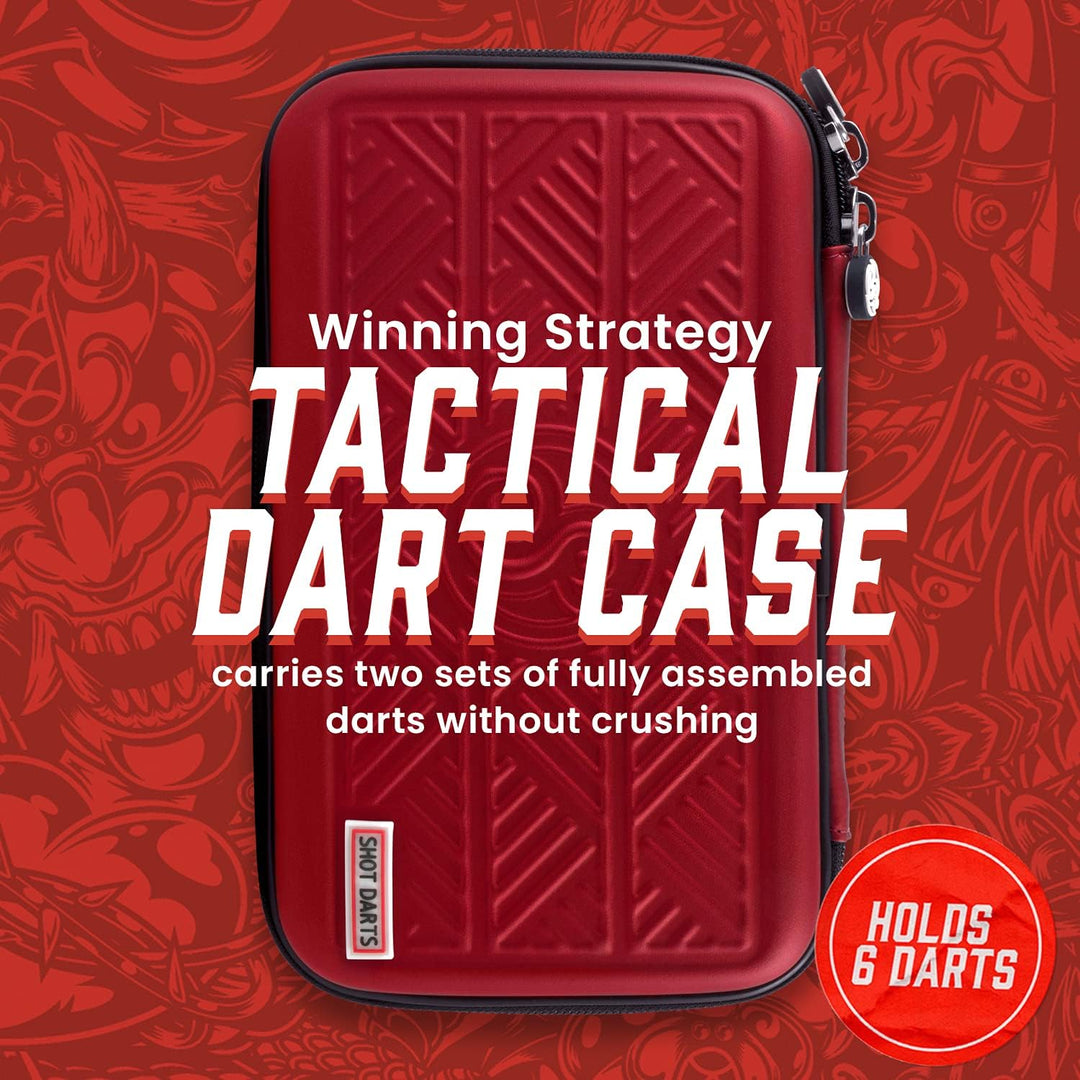 Shot! Taktische Darts Darts Geldbörse Rot, Rot